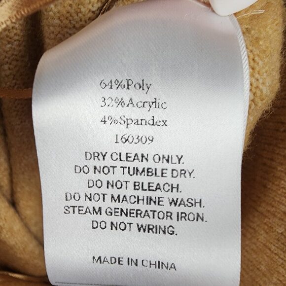 Lit Activewear Brown Knit Jogger Pants Size S - Picture 7 of 8